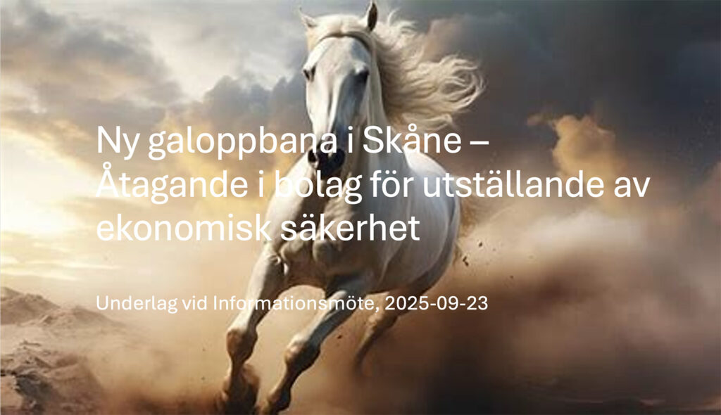 Underlag garantifonden Skånska Fältrittklubben